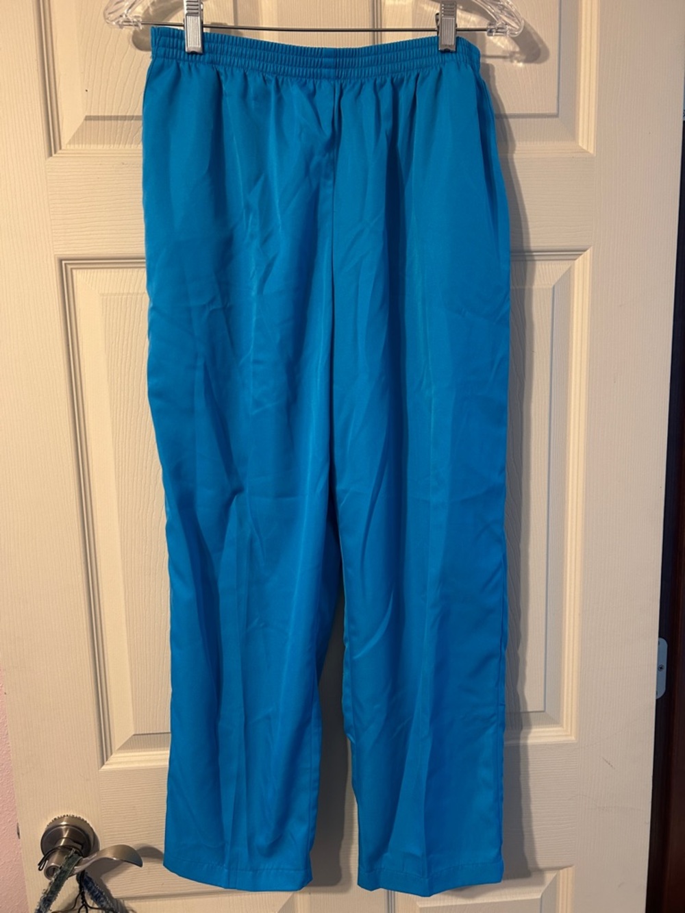 Alfred Dunner Teal Blue Pull On Dress Pants 14